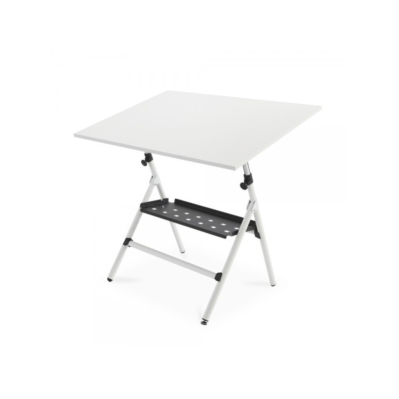 Fine art shop - Adjustable semi-professional drawing table with springs and tray, 90x130 cm. | totenart.com \n
