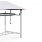 Fine art shop - Adjustable professional drawing table with crank and tray, 100x170 cm. | totenart.com \n