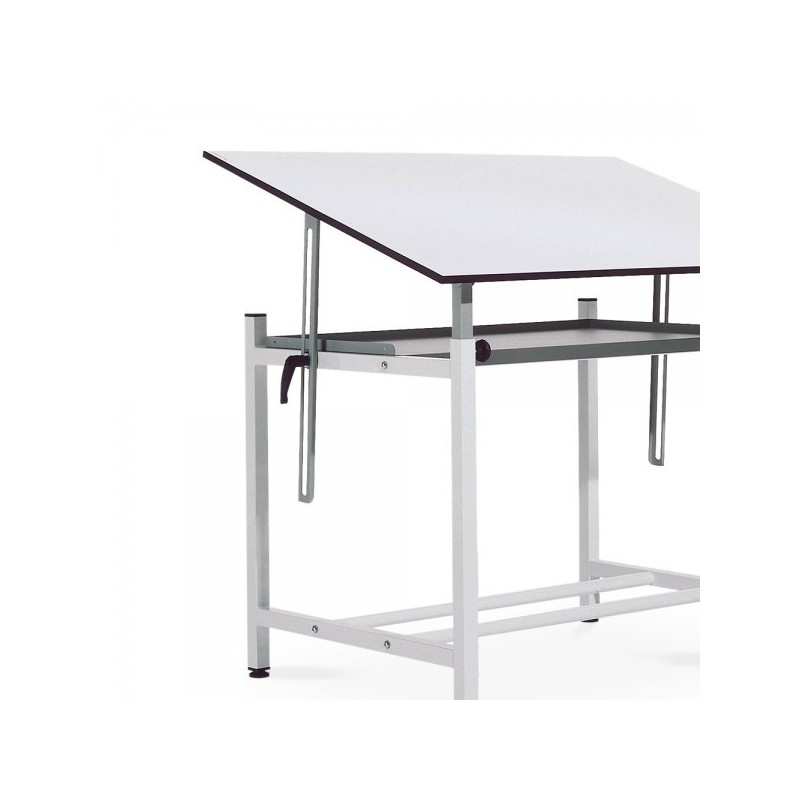 Fine art shop - Adjustable professional drawing table with crank and tray, 100x170 cm. | totenart.com \n