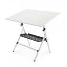 Fine art shop - Adjustable semi-professional drawing table with springs and tray, 65x90 cm. | totenart.com \n