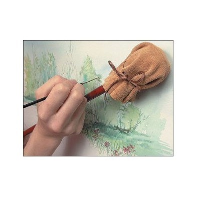 Fine art shop - 90 cm Folding mahlstick, leather head | totenart.com 