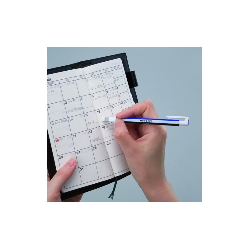 Fine art shop - Tombow MONO ZERO Precision eraser, rectangular tip 2,5 x 5 mm. black | totenart.com