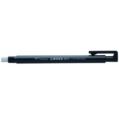 Fine art shop - Tombow MONO ZERO Precision eraser, rectangular tip 2,5 x 5 mm. black | totenart.com