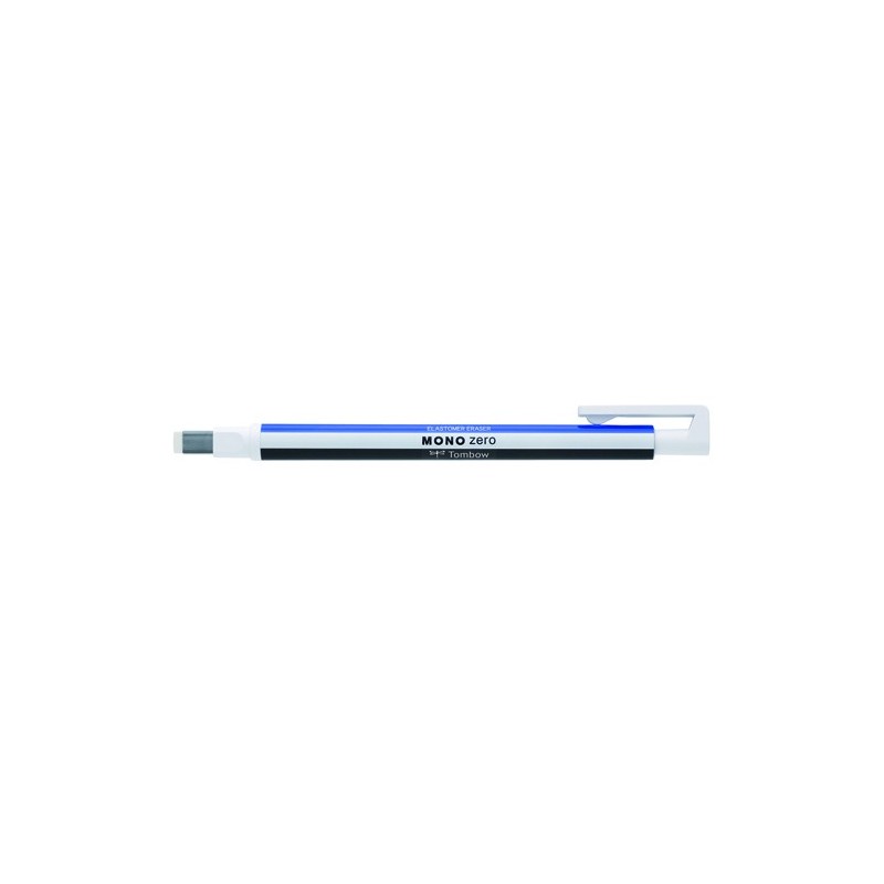 Fine art shop - Tombow MONO ZERO Precision eraser, rectangular tip 2,5 x 5 mm. white/blue/black | totenart.com