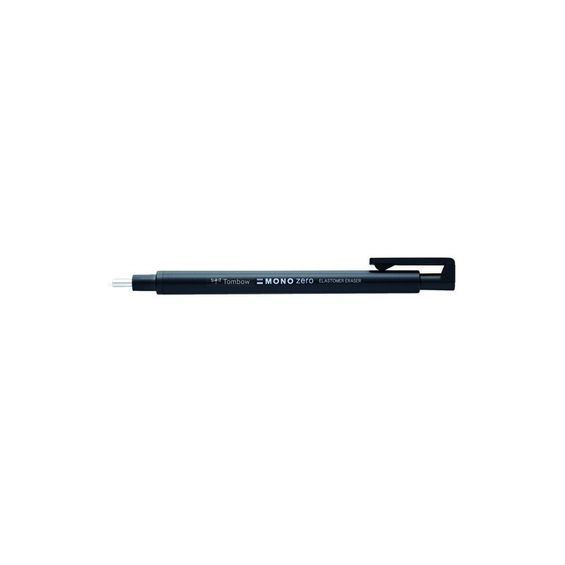 Fine art shop - Tombow MONO ZERO Precision eraser, round tip 2.3 mm. black | totenart.com