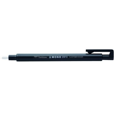 Fine art shop - Tombow MONO ZERO Precision eraser, round tip 2.3 mm. black | totenart.com