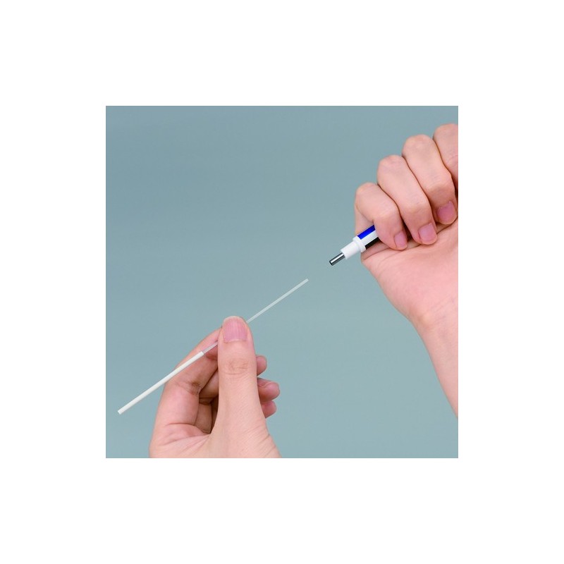Fine art shop - Tombow MONO ZERO Precision eraser, round tip 2.3 mm. white/blue/black | totenart.com