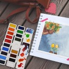 Fine art shop - Palette Nomad Watercolors, 18 cores, ART & GO | totenart.com
