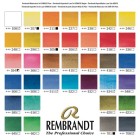 Fine art shop - Metallic box 24 watercolors Rembrandt | totenart.com