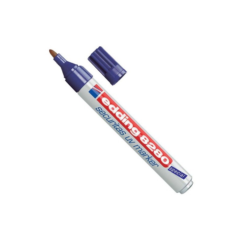 Fine art shop - Edding Permanent Marker 8280 invisible marker with UV ink. 1.5-3mm. | totenart.com