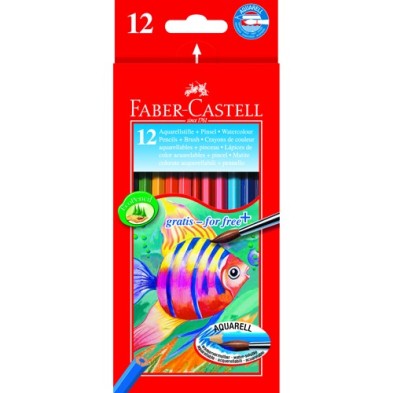  Fine art shop - Case 12 watercolor pen Faber Castell | totenart.com