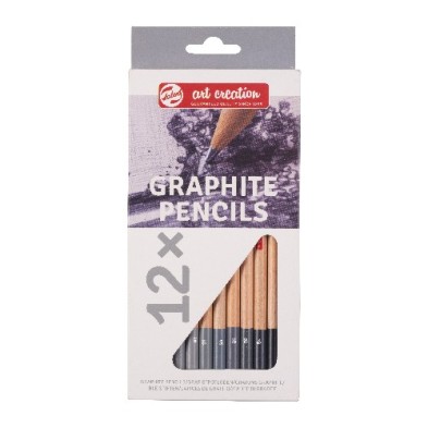  Fine art shop - Box Graphite Pencils Art Cration 12 units | totenart.com