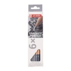  Fine art shop - Box Graphite Pencils Art Cration 6 units | totenart.com