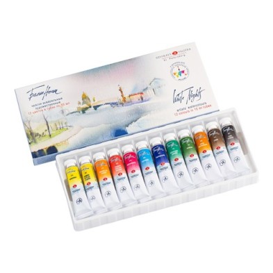 Fine art shop - Set of 12 watercolor tubes 10 ml, White Nights | totenart.com