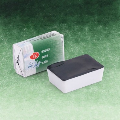 Fine art shop - White Nights Watercolors in godet Green 725 | totenart.com