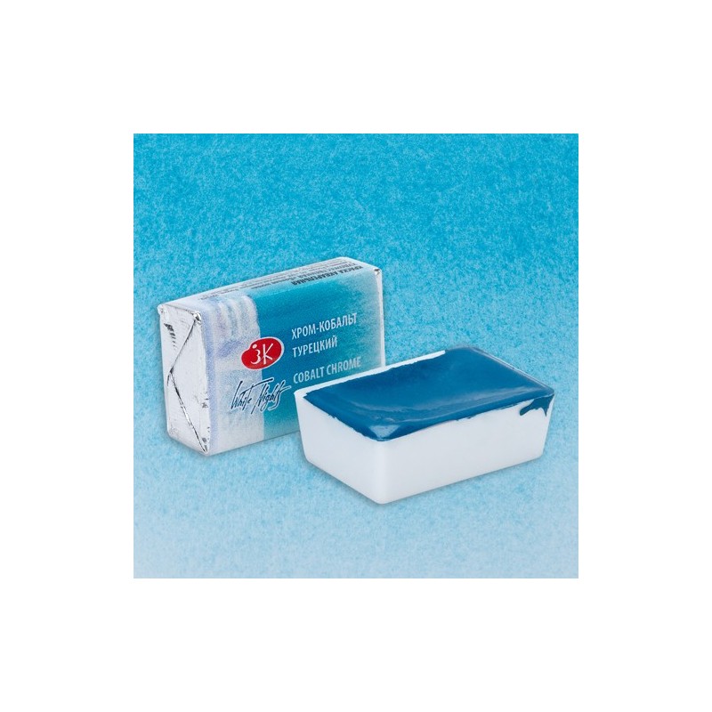 Fine art shop - White Nights Watercolors in godet Cobalt Chrome Turquoise 533 | totenart.com