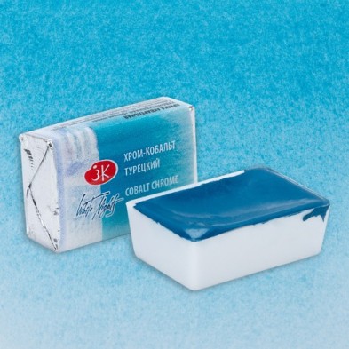 Fine art shop - White Nights Watercolors in godet Cobalt Chrome Turquoise 533 | totenart.com