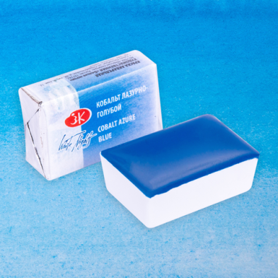 Fine art shop - White Nights Watercolors in godet Cobalt Azure Blue 532 | totenart.com