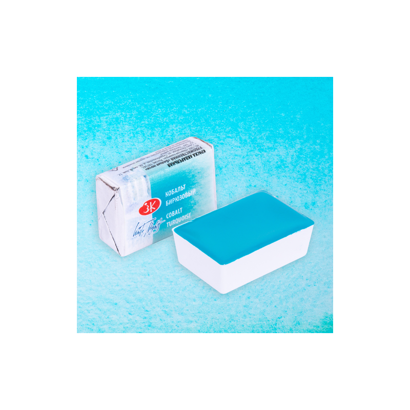 Fine art shop - White Nights Watercolors in godet Cobalt Turquoise 531 | totenart.com