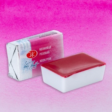 Fine art shop - White Nights Watercolors in godet Neon Pink 368 | totenart.com