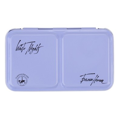 Fine art shop - Metal box for 12 godets, EMPTY, Celeste, White Nights | totenart.com