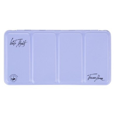 Fine art shop - Metal box for 35 godets, EMPTY, Celeste, White Nights | totenart.com