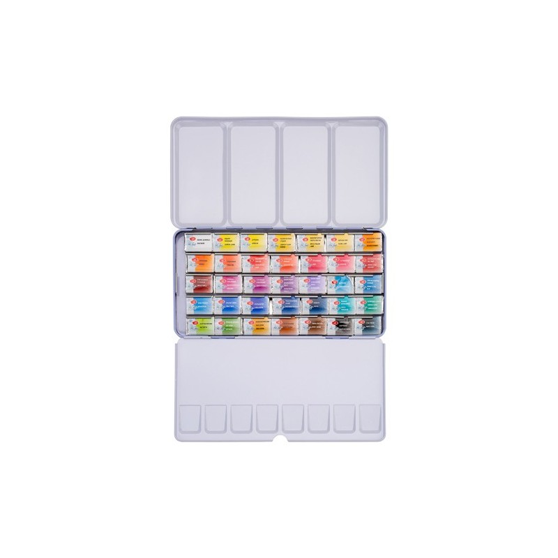 Fine art shop - Set of 35 godets, metal case, White Nights | totenart.com