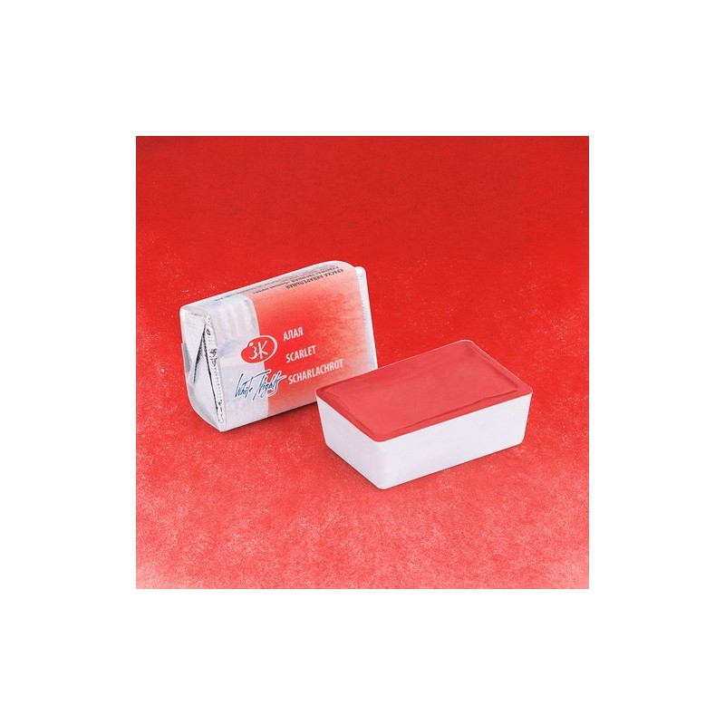 Fine art shop - White Nights Watercolors in godet Scarlet 318 | totenart.com