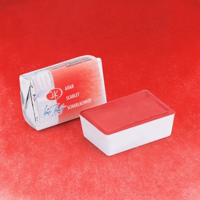 Fine art shop - White Nights Watercolors in godet Scarlet 318 | totenart.com