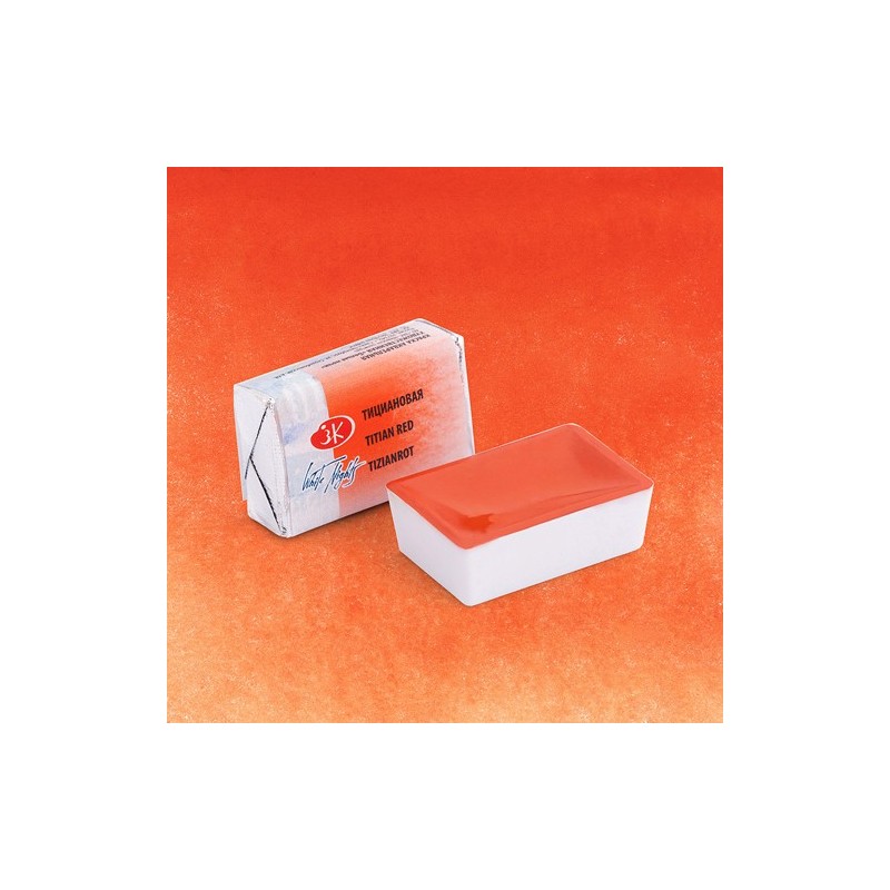 Fine art shop - White Nights Watercolors in godet Titian\'s Red 226 | totenart.com