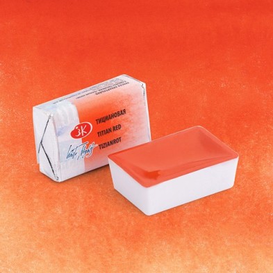 Fine art shop - White Nights Watercolors in godet Titian\'s Red 226 | totenart.com