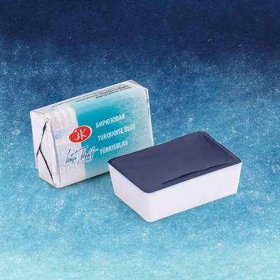 Fine art shop - White Nights Watercolors in godet Turquoise Blue 507 | totenart.com