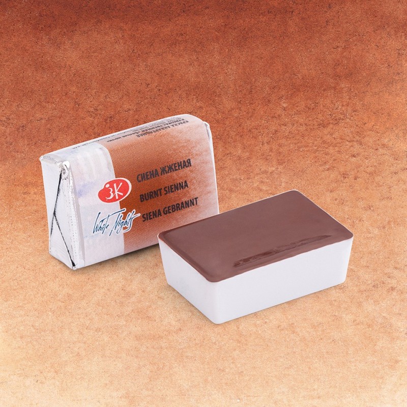 Fine art shop - White Nights Watercolors in godet Burnt Sienna 406 | totenart.com