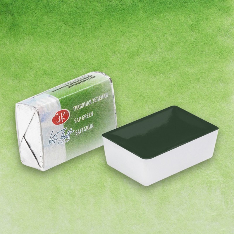 Fine art shop - White Nights Watercolors in godet Sap Green 716 | totenart.com