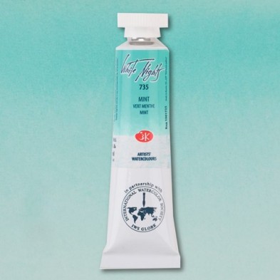 Fine art shop - White Nights Watercolors in tube 10 ml. Mint 735 | totenart.com