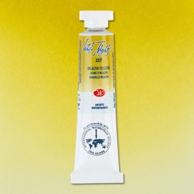 Fine art shop - White Nights Watercolors in tube 10 ml. Irgazin Yellow 257 | totenart.com