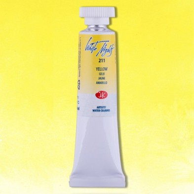 Fine art shop - White Nights Watercolors in tube 10 ml. Yellow 211 | totenart.com