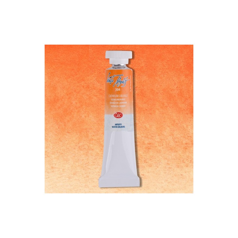 Fine art shop - White Nights Watercolors in tube 10 ml. Cadmium Orange 304 | totenart.com