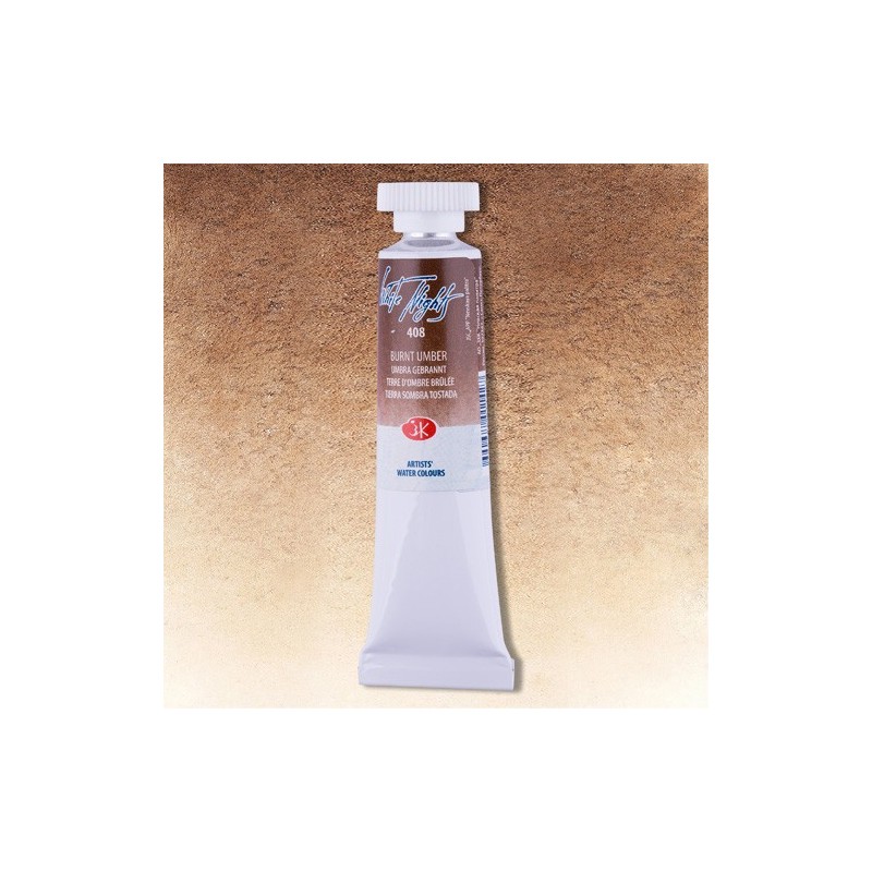 Fine art shop - White Nights Watercolors in tube 10 ml. Burnt Umber 408 | totenart.com