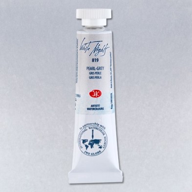 Fine art shop - White Nights Watercolors in tube 10 ml. Pearl Grey  819 | totenart.com