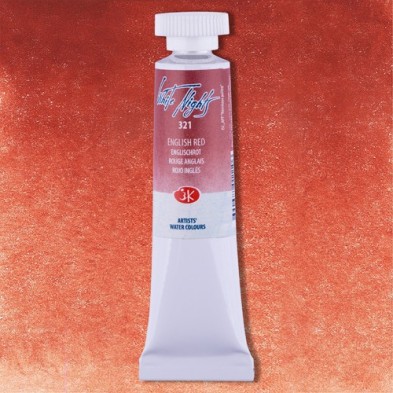 Fine art shop - White Nights Watercolors in tube 10 ml. English Red 321 | totenart.com