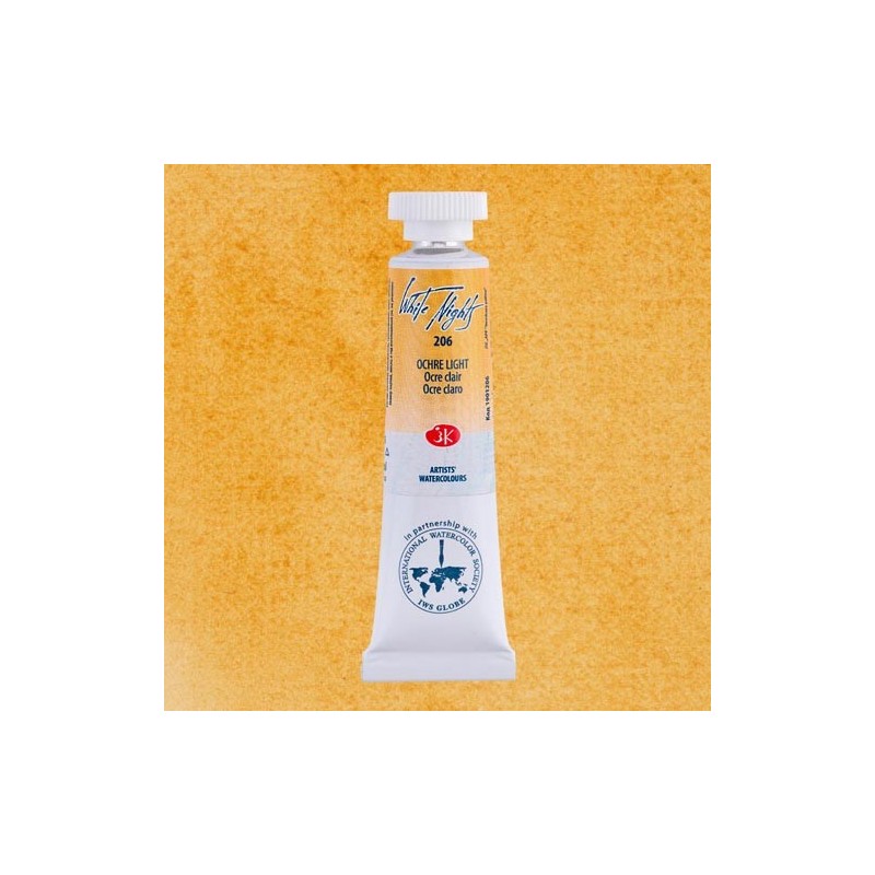Fine art shop - White Nights Watercolors in tube 10 ml. Ochre Light 206 | totenart.com
