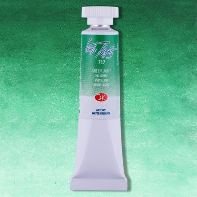 Fine art shop - White Nights Watercolors in tube 10 ml. Green Light 717 | totenart.com