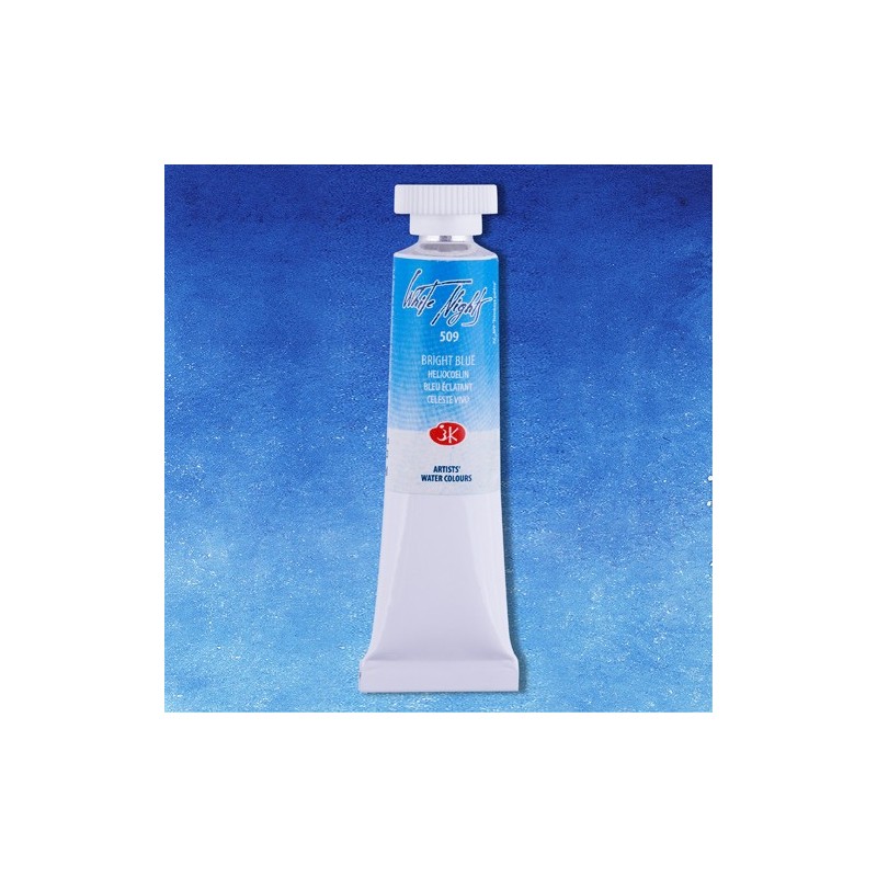 Fine art shop - White Nights Watercolors in tube 10 ml. Bright Blue 509 | totenart.com