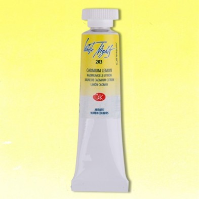 Fine art shop - White Nights Watercolors in tube 10 ml. Cadmium Lemon 203 | totenart.com