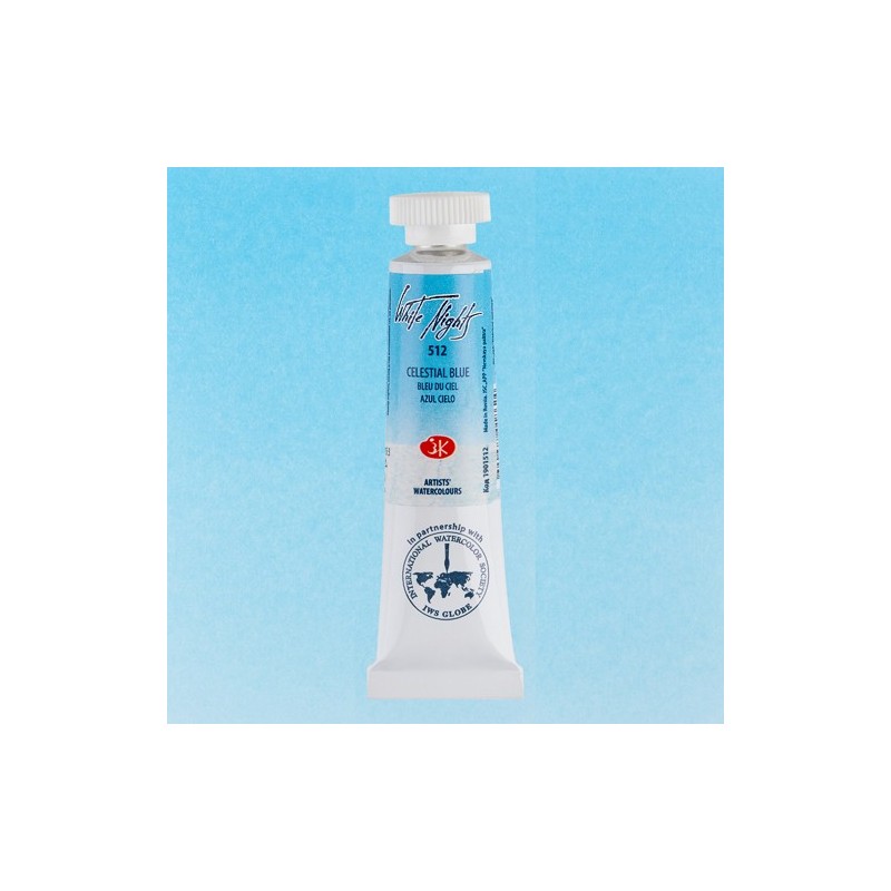 Fine art shop - White Nights Watercolors in tube 10 ml. Celestial Blue 512 | totenart.com