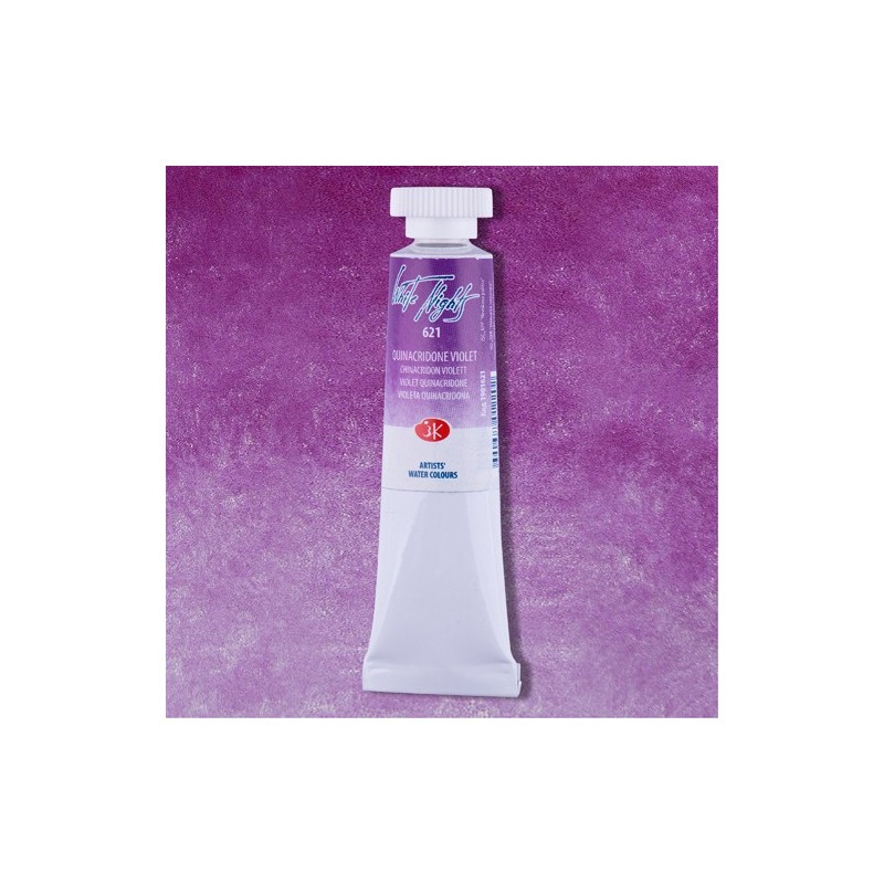 Fine art shop - White Nights Watercolors in tube 10 ml. Quinacridona Violet 621 | totenart.com