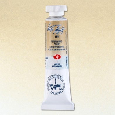Fine art shop - White Nights Watercolors in tube 10 ml. San Petersburgo Ochre 258 | totenart.com