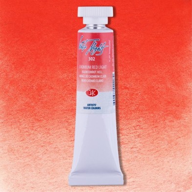 Fine art shop - White Nights Watercolors in tube 10 ml. Cadmium Red Light 302 | totenart.com