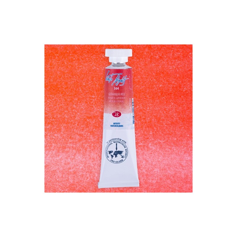Fine art shop - White Nights Watercolors in tube 10 ml. Geranium Red 364 | totenart.com